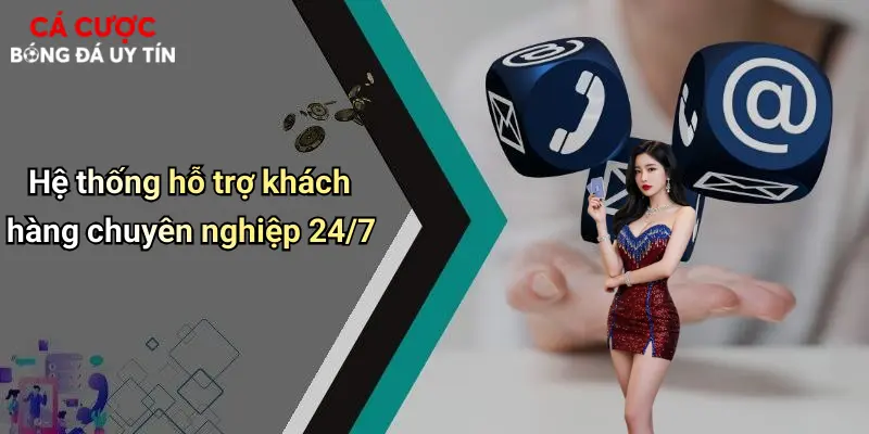 Hệ thống hỗ trợ khách hàng chuyên nghiệp 24/7