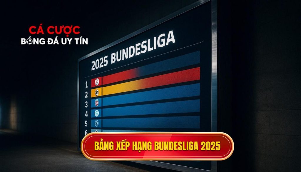 Bảng xếp hạng Bundesliga 2025