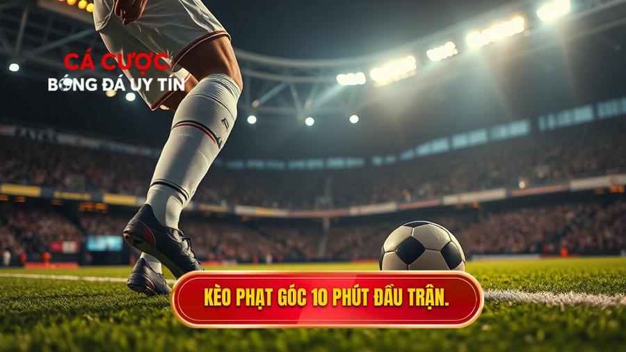 Kèo phạt góc 10 phút đầu trận.