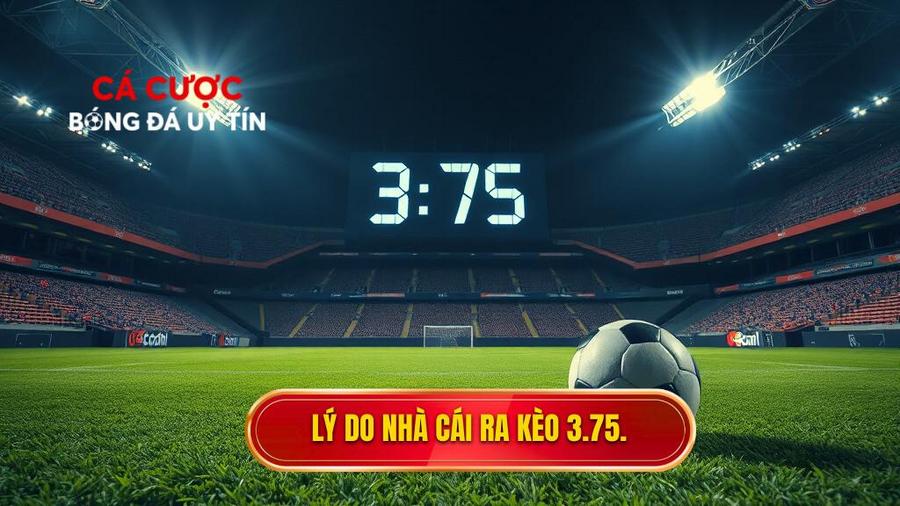 Lý do nhà cái ra kèo 3.75.