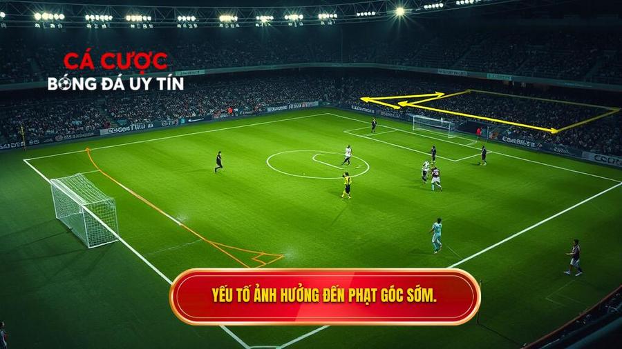 Yếu tố ảnh hưởng đến phạt góc sớm.