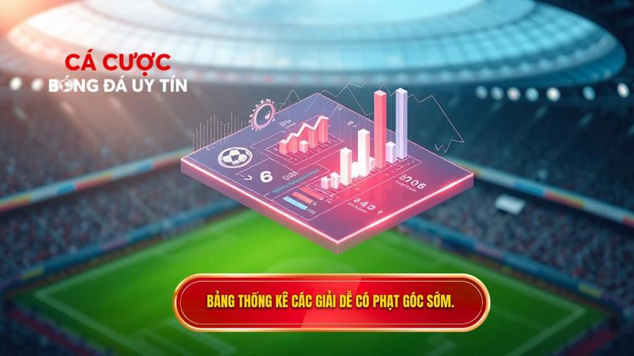 Bảng thống kê các giải dễ có phạt góc sớm.