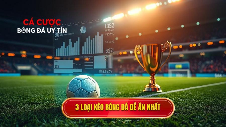 Top 3 loại kèo bóng đá dễ ăn nhất hiện nay cho người mới