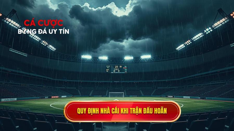 Quy định chung của nhà cái về trận đấu bị hoãn