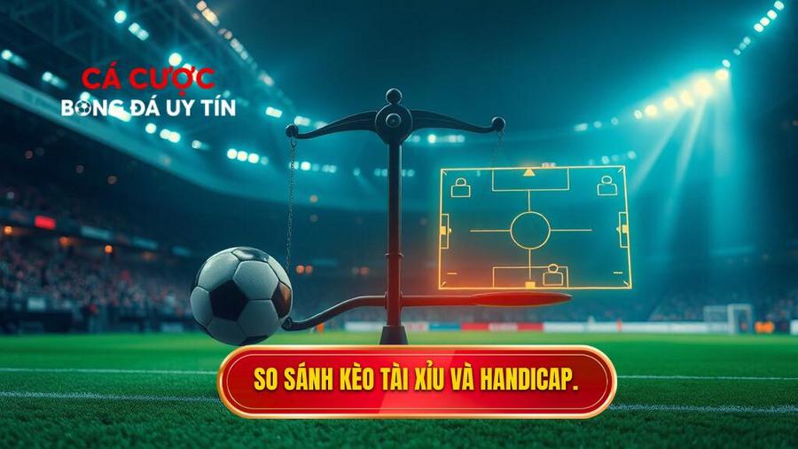 So sánh chi tiết: Nên chơi kèo bóng đá Tài Xỉu hay Handicap?