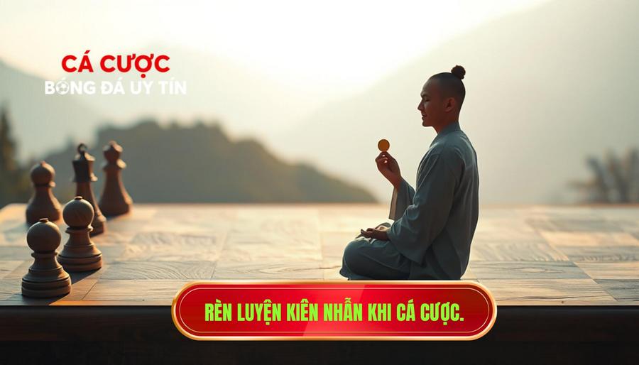 Rèn luyện kiên nhẫn khi cá cược.